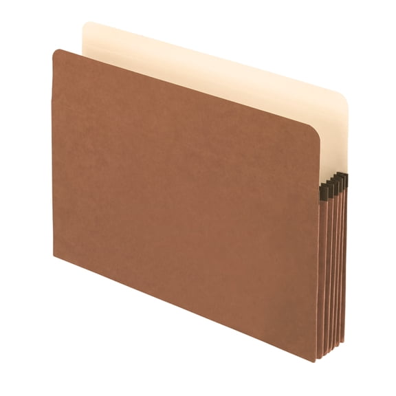 Pendaflex® Earthwise® Manila Expanding File Pocket, 5 1/4" Expansion, 9 1/2" x 11 3/4", 100% Recycled, Dark Brown, Pack Of 10