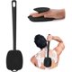 thumbnail image 1 of wonima11 Silicone Back Scrubber for Shower, Detachable Long Handle Body Scrub Brush, Shower Brush for Shower Exfoliating and Message, Dual Purpose Overall Cleaning - Black, 1 of 1