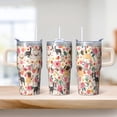 thumbnail image 2 of 20OZ Dog Themed Commute Tumbler with Handle Stainless Steel Insulated Cup Special Dog Lover Gifts Unique Birthday Christmas Presents for Dog Lovers Women Men Durable and Easy to Clean, 2 of 6