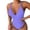 Purple, variant on Sngxgn Women's Swimsuit Tummy Control V Neck Bathing Suits(Purple,M)
