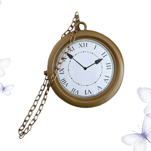 OUNONA 1PC Large Creative Wall Clock Simple Wall Decorative Hanging Clock for Home Office Living Room