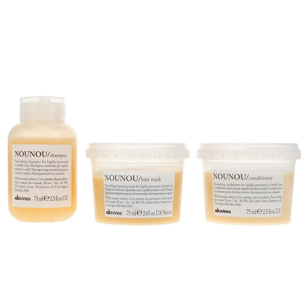 Davines NOUNOU Nourishing Shampoo 2.5 oz, NOUNOU Nourishing Conditioner