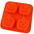 thumbnail image 2 of Momihoom Pumpkin Cake Molds Pumpkin Cake Pan 4-Cavity Pumpkin Mold for Baking Cupcake Chocolate, 2 of 7
