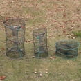 thumbnail image 6 of qiya Collapsible mesh crayfish trap Crab Cage Catch Seaside Fishing Net Shrimp Basket, 6 of 10