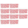 thumbnail image 4 of Letrero numérico plástico fácil de instalar resistente al desgaste 10 juegos de etiquetas para llaves numeradas para marcar colmena ANGGREK Otros, 4 of 8