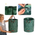 thumbnail image 7 of Outdoor Gardening Leaf Collection Bag, 26.4 x 33.1in Heavy Duty Garden Waste Reusable Lawn Disposal Container, Large Capacity Trash Storage Bag 18.75Gal, 7 of 7