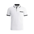 thumbnail image 5 of BVOFAR Short Sleeve Golf Shirts for Men Big and Tall Moisture Wicking Polos Shirt with Pockets Business Casual Collared T-Shirt White XXXL, 5 of 6