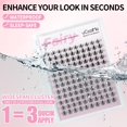 thumbnail image 2 of Kit de extensión de pestañas UCOOLME Fairy Lash Clusters C Curl, 2 of 8