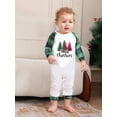 thumbnail image 3 of Hirigin Christmas Matching Pajamas Christmas Tree Print Long Sleeve Shirt and Elastic Plaid Pants Set Loungewear Soft Sleepwear, 3 of 8