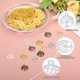 thumbnail image 3 of Uxcell 80 Pcs Metal Tree Bead Charm Tree of Life Charm Pendant, Plata Clara, 0.9 x 0.8 Pulgadas, 3 of 6