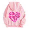 thumbnail image 3 of Pink Essentials Hoodie, Polyester Oversized Hoodies for Women, Women's Letter Graphic Print Long Sleeve Drawstring Hoodie Sweatshirt Graphic Sweatshirt Crewneck Long Sleeve Casual Pullover Tops L, 3 of 5