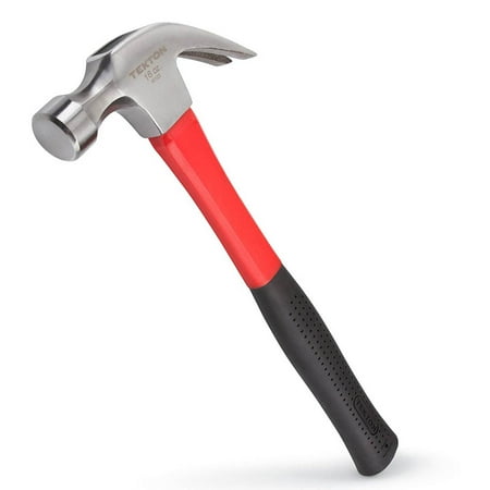 UPC: 0020209301234 | TEKTON 16 oz. Jacketed Fiberglass Claw Hammer | 30123