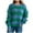 Blue, variant on Ltctricy Women's Fall Sweater Winter Warm Soft Knitted Loose Pullover Tops Casual Striped Comfy Crewneck Shirts