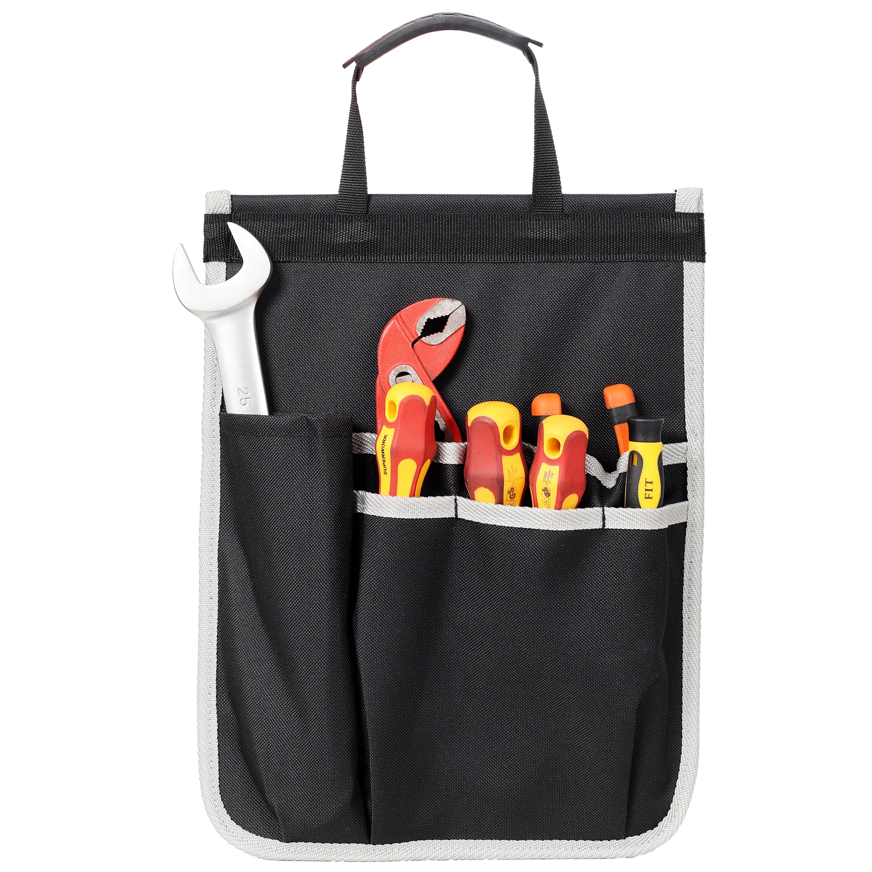 Tool Backpack, Heavy-Duty Tool Bag with Multiple Pockets for Electricians & Technicians