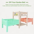 thumbnail image 5 of Awesofurni 73x33.9x21.7in Raised Garden Bed, Wooden Planter Box, Raised Garden Bed with Legs for Backyard, Patio and Balcony, 5 of 8