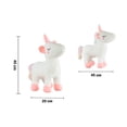 thumbnail image 2 of Unicornio De Peluche Importadora La Merced Blanco 45 Cm Felpa Suave Hipoalergénica, 2 of 3