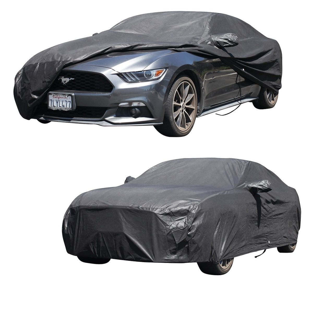 Car Covers 2016 2017 2018 2019 FORD MUSTANG BREATHABLE CAR COVER W/MIRROR POCKET GREY survey
