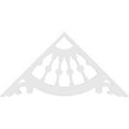thumbnail image 4 of Ekena Millwork 72"W x 36"H x 1"P (12/12) Pitch Wagon Wheel Architectural Grade PVC Gable Pediment, 4 of 5