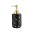thumbnail image 1 of Dispensador de jabón de cerámica de lujo ligero for baño, gel de ducha, loción, botella de empuje, 1 of 6