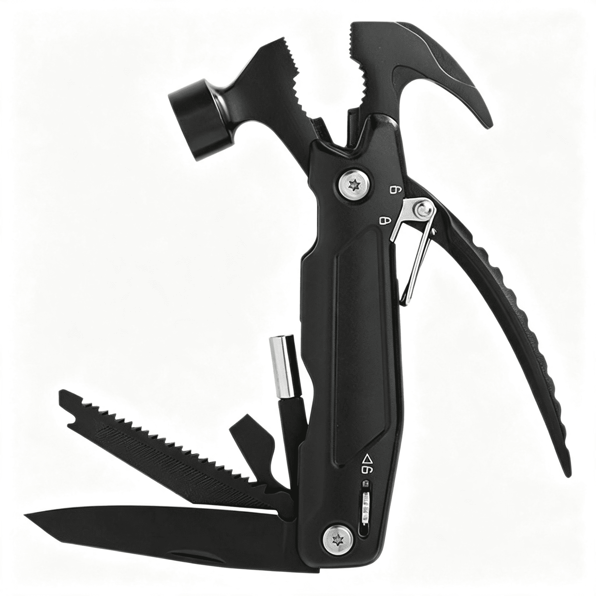EXLEAF Fathers Day Gift Husband Dad Hammer Multitool 15 in 1 Dad Gifts Daughter Son Wife Unique Gifts Present Grandpa Men Him Adults Outdoor Camping Accessories Survival Gear Cool Gadgets