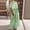 Short Sleeve Top & Pants Set-Green, variant on Womens Outfit Loungewear Set,Matching Set Solid-Color Openwork Top & Wide-Leg Pants Two-Piece Set White 0 XXXL