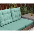 thumbnail image 6 of Vargottam Indoor/Outdoor Tufted Printed Square Seat Patio Cushion Set Of 2 Water Resistant Patio Furniture Seat Cushion 19,inches, Green | Ogee, 6 of 7