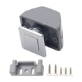 thumbnail image 4 of Lipstore Push Button Latch Sturdy Replacement RV Push Cabinet Lock Marine Latch for Boats Gray, 4 of 8