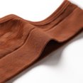 thumbnail image 4 of HUPOM Cotton Underwear For Women Womens Silk Underwear Low waist Elastic Waist Solid Thong Brown M, 4 of 4