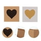 thumbnail image 5 of EeaseMX 60 cajas cuadradas de papel kraft con forma de corazón para dulces, regalos y pasteles., 5 of 7