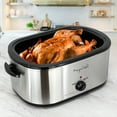 thumbnail image 4 of MegaChef 22 Quart Electric Roaster Oven for Roasting, Baking and Slow Cooking with High Dome Self-Basting Lid, Temperature Control and Keep Warm Setting, 4 of 9