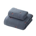 thumbnail image 1 of Juego de Toallas Billuyoard 2 unids/set diseño bordado de fresa gris oscuro, 1 of 6