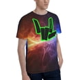 thumbnail image 5 of Share The Love T Shirt for Men Women, 3D Print T-Shirts, Casual Short Sleeve Tee, Crew Neck, 5 of 9