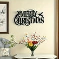 thumbnail image 5 of YOHAVEN Metal Merry Christmas Wall Hanging, Holiday Sign Decoration for Home Kitchen Living Room Office, Festive Christmas Party Mantle Decor, 5 of 7
