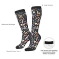 thumbnail image 4 of KLL Wildflower Watercolor 1 Print Cool Socks Men's Women's Crew Socks Funny Crazy Novelty Stockings, 4 of 6