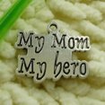 thumbnail image 3 of K-KED 90 Pcs Tibetan Silver My Mom My Bero Charms 25X21MM S2765 DIY Delicate Jewelry Making, 3 of 6