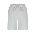 thumbnail image 5 of CYRBOKO Girls Shorts, Drawstring Summer Elastic Waist Shorts with Pockets Gray Size 9-10 T, 5 of 8