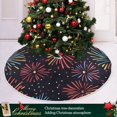 thumbnail image 3 of Ryvnso Christmas Tree Skirt New Year Fireworks Xmas Tree Skirts Ornament Home Decorations 47.2", 3 of 6