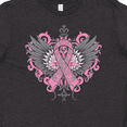 thumbnail image 4 of Inktastic Breast Cancer Cool Wings Youth T-Shirt, 4 of 5