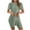 Green, variant on Censtreet Women's Fashion Comfortable Pajamas Suit,Casual Round Neck Sleepwear,Solid Color Home Furnishing Outwear Set
