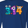 thumbnail image 4 of Inktastic Monsters Like Pi- Pi Day numbers Long Sleeve Youth T-Shirt, 4 of 5