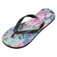 thumbnail image 2 of YAZAOOSummer Flip Flops Creatively Pastel Birds and Butterflies Simple Beach Sandals, 2 of 8