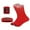 23-Red, variant on Baywell Boys Girls Basketball Socks & Basketball Sweatbands & Basketball Wristbands Kit, 4Pcs Classic Number Basketball Sport Socks for Kids 6-10 Years