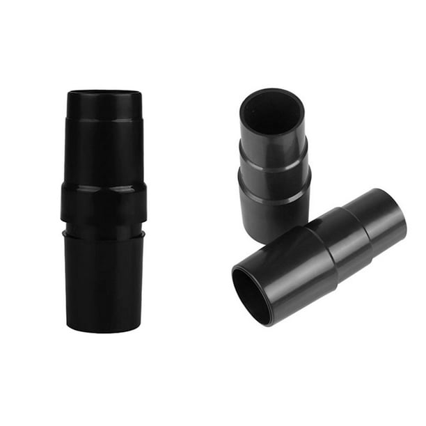 3 X Adaptador para Conector de Manguera Boquilla de Cepillo Aspiradora 32mm Negro