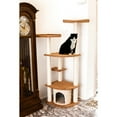thumbnail image 5 of Armarkat Ultra Thick Faux Fur real wood Cat Scratching Furniture For Cats Play Chocolate A6402, 5 of 6
