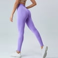 thumbnail image 2 of Xudanell Leggings with Pockets for Women,High Waist Tummy Control Workout Dance Running Yoga Pants Leggings Tights (Purple,M), 2 of 6
