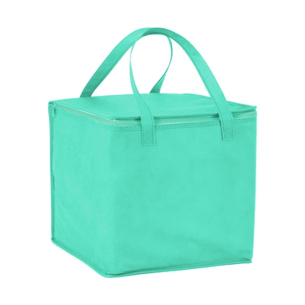 Bolsa de viaje para alimentos congelados, bolsa térmica portátil, bolsa térmica, bolsa de comestibles reutilizable aislada para acampar, transporte de Verde