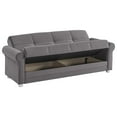 thumbnail image 2 of Ottomanson Convertible Sleeper Sofa Bed with Hidden Storage, Firm Comfort Couch, Gray, 2 of 7