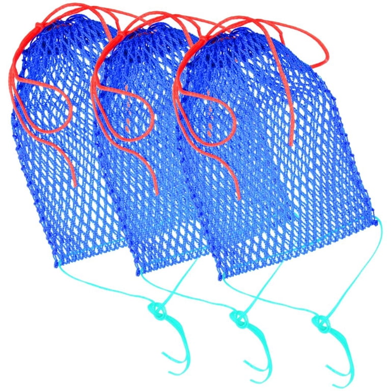 HANABASS 10 Pezzi Retine Porta Esca Per Pesca In Tessuto Non Tessuto Con Coulisse - 3