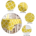 thumbnail image 5 of Yellow Moroccan Geometric Checks Table Cloth Waterproof Dining Tablecloth Kitchen Decorative Coffee Cuisine Party Table Cover, 5 of 6