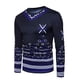 thumbnail image 3 of Camiseta De Manga Larga Con Estampado De Notación Geométrica Para Hombre Jersey Delgado Con Cuello En O (L)-195551.02 Tmvgtek Caballero, 3 of 6